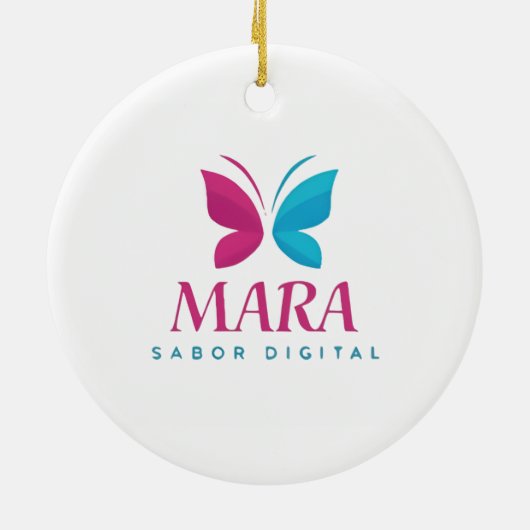 Adorno Mara Digital Keramisch Ornament (Achterkant)