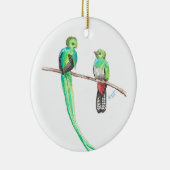 Adorno navideño quetzales keramisch ornament (Rechts)