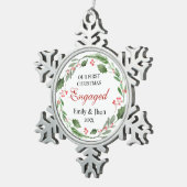 Adorno Our First Christmas Engaged wreath ornament (Rechts)