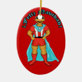 Adorno Super Coqui Feliz Navidad Keramisch Ornament (Voorkant)