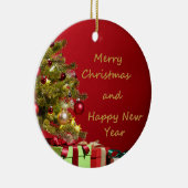 Adornos de Navidad personalizados Keramisch Ornament (Rechts)