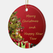 Adornos de Navidad personalizados Keramisch Ornament (Links)