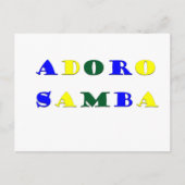 Adoro Samba Briefkaart (Voorkant)