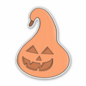 Adorobale pompoen sticker (Voorkant)