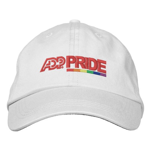 ADP Pride Verstelbaar Pet – Wit (Voorkant)