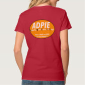 ADPIE: Nurse Humor Print Novelty T-Shirt (Achterkant)