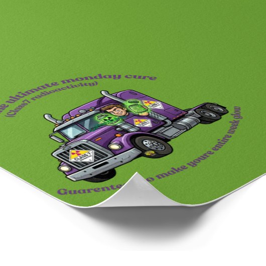 ADR Class 7 Radioactive | Hazmat Driver & Logistic Poster (Hoek)