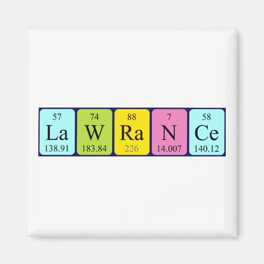 Adrance periodiek table name magnet (Voorkant)