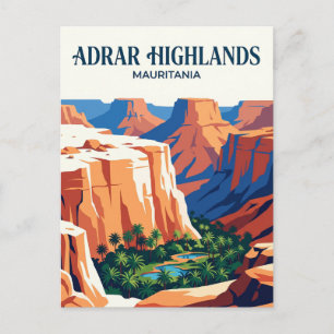 Adrar Hoogland Mauritanië Briefkaart