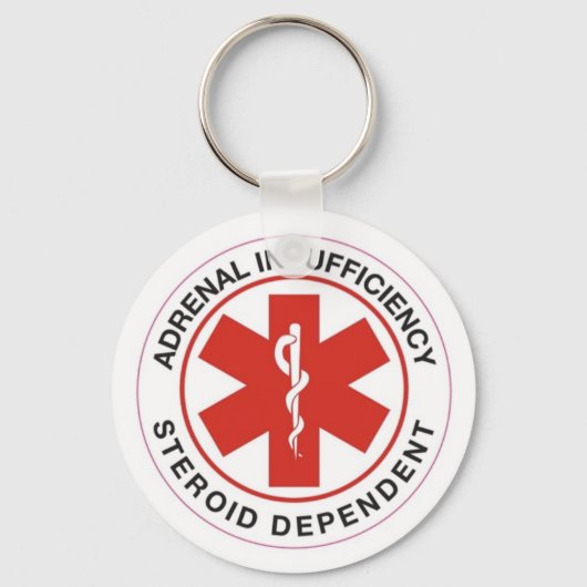 Adrenale insufficiëntie: Steroïde afhankelijke sle Sleutelhanger (Voorkant)