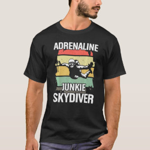 Adrenaline Junkie parachutist T-shirt