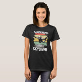 Adrenaline Junkie Skydiver T-shirt (Voorkant volledig)