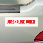 Adrenaline Junkie sticker voor extreme sporten (Op auto)