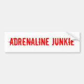 Adrenaline Junkie sticker voor extreme sporten (Voorkant)