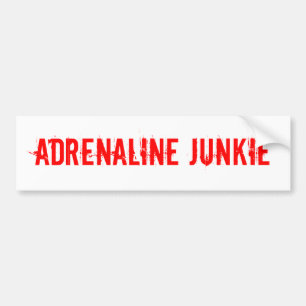 Adrenaline Junkie sticker voor extreme sporten
