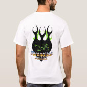 Adrenaline Junkies Green T-shirt (Achterkant)