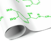 Adrenaline Moleculaire chemische formule Cadeaupapier (Rol Hoek)