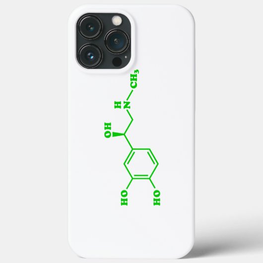 Adrenaline Moleculaire chemische formule Case-Mate iPhone Case (Achterkant)