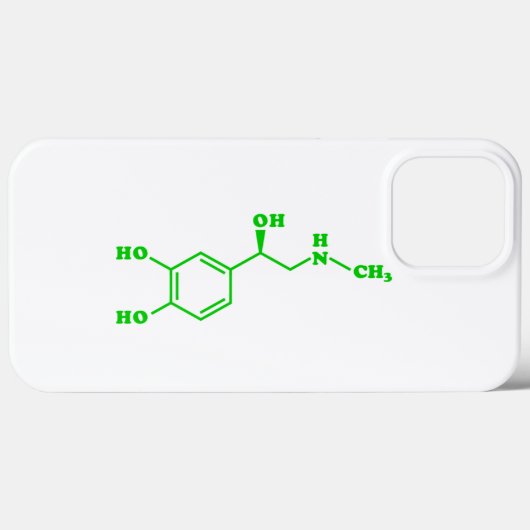 Adrenaline Moleculaire chemische formule Case-Mate iPhone Case (Achterkant (horizontaal))