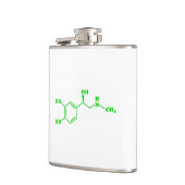 Adrenaline Moleculaire chemische formule Heupfles (Links)