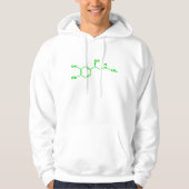 Adrenaline Moleculaire chemische formule Hoodie (Voorkant)