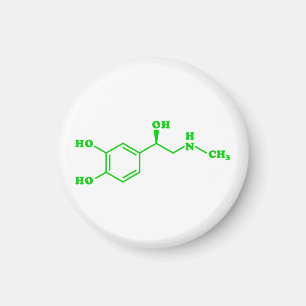 Adrenaline Moleculaire chemische formule Magneet