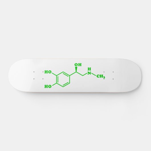 Adrenaline Moleculaire chemische formule Persoonlijk Skateboard (Horizontaal)