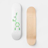 Adrenaline Moleculaire chemische formule Persoonlijk Skateboard (Voorkant)