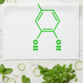 Adrenaline Moleculaire chemische formule Theedoek (Gevouwen)