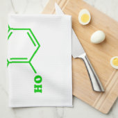 Adrenaline Moleculaire chemische formule Theedoek (Quarter Fold)