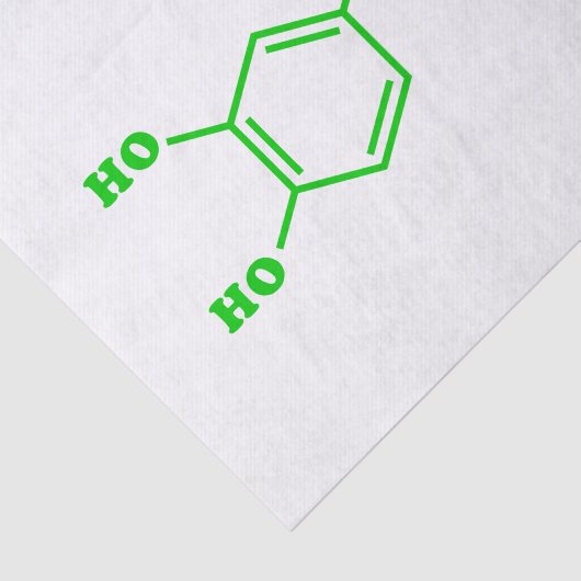 Adrenaline Moleculaire chemische formule Tissuepapier (Detail)