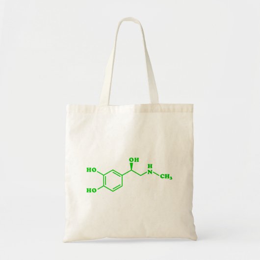 Adrenaline Moleculaire chemische formule Tote Bag (Voorkant)