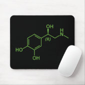 Adrenaline Molecuul Chemisch Diagram Muismat (Met muis)