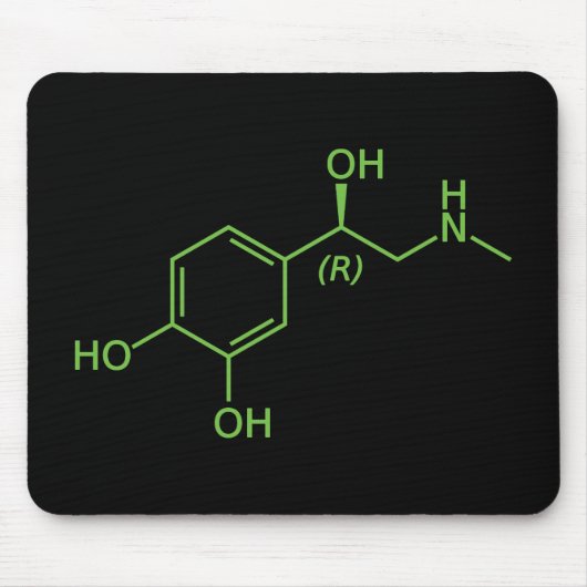 Adrenaline Molecuul Chemisch Diagram Muismat (Voorkant)