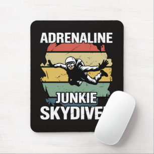 Adrenalineverslaafde parachutist muismat