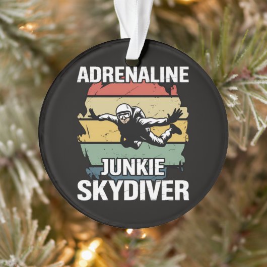 Adrenalineverslaafde parachutist ornament (Boom)