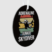 Adrenalineverslaafde parachutist ornament (voorkant)