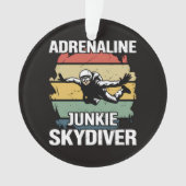 Adrenalineverslaafde parachutist ornament (voorkant)