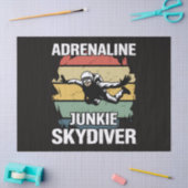 Adrenalineverslaafde parachutist tissuepapier (Craft)