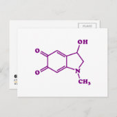 Adrenochroom moleculaire chemische formule briefkaart (Voorkant / Achterkant)