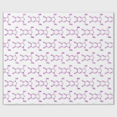 Adrenochroom moleculaire chemische formule cadeaupapier (Vlak)