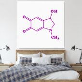Adrenochroom moleculaire chemische formule canvas afdruk (Insitu (Slaapkamer))