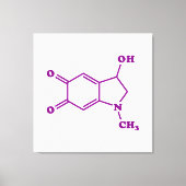 Adrenochroom moleculaire chemische formule canvas afdruk (Voorkant)