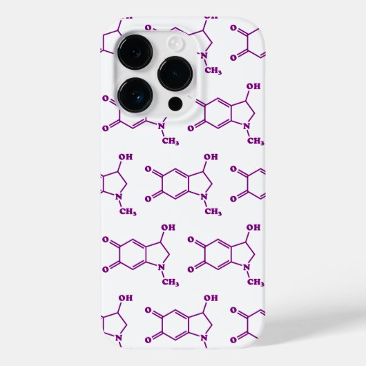 Adrenochroom moleculaire chemische formule Case-Mate iPhone case (Achterkant)