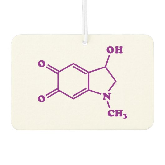 Adrenochroom moleculaire chemische formule luchtverfrisser (Voorkant)