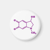 Adrenochroom moleculaire chemische formule magneet (Voorkant)