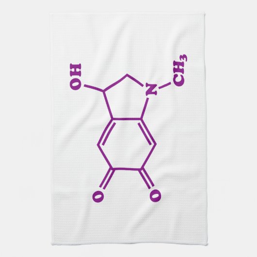 Adrenochroom moleculaire chemische formule theedoek (Verticaal)