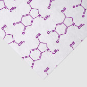 Adrenochroom moleculaire chemische formule tissuepapier (Detail)