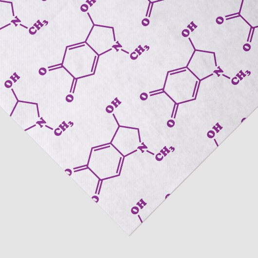 Adrenochroom moleculaire chemische formule tissuepapier (Detail)