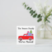 Adres Aankondiging van retournering kerstmis (Staand voorkant)